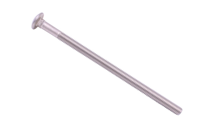 1/4"-20 x 6-1/2" Carriage Bolt 18-8 Stainless Steel - 6" Thread (Package of 50)