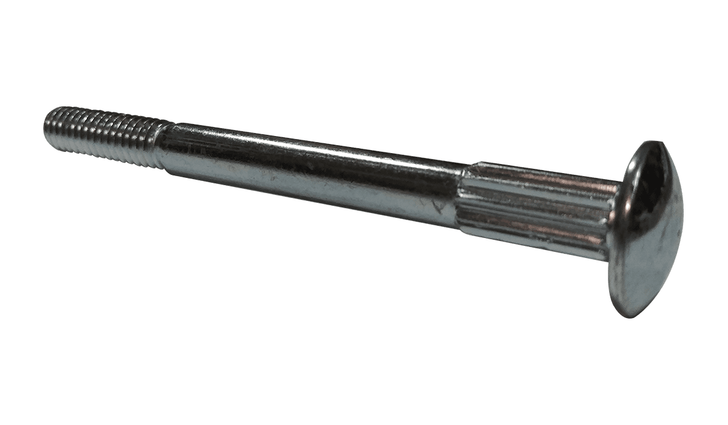 1/4"-20 x 3" Ribbed Neck Carriage Bolt Low Carbon Steel, Zinc Clear - PT (Box of 750)