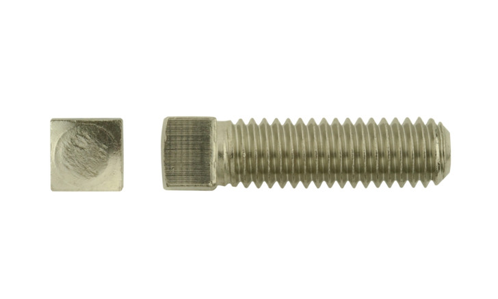1/4"-20 x 3/4" Square Head Set Screw, Cup Point 18-8 Stainless Steel - FT (Package of 100)