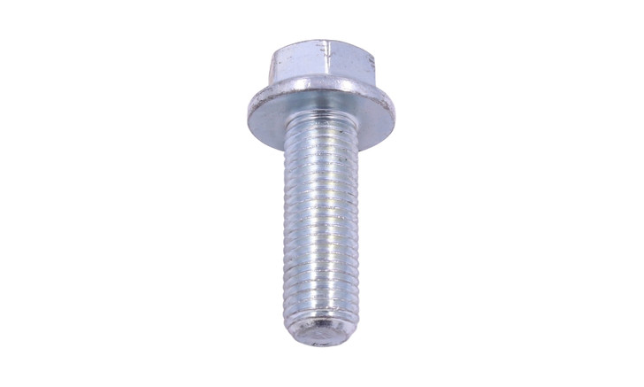 M10-1.25 x 20 JIS B1189 Flange Bolt, Grade 10.9, Zinc Clear