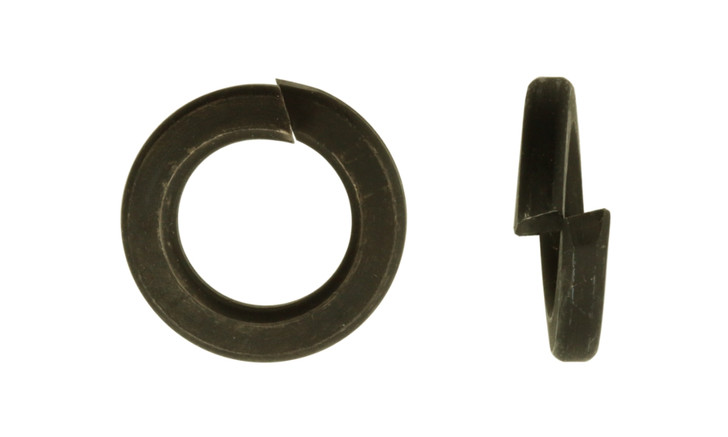 1/2" Regular Split Lock Washer, Alloy Steel, Plain