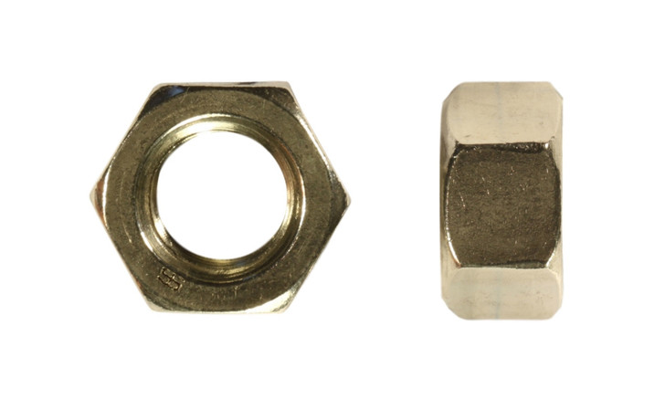 3/8"-16 UNC Finished Hex Nut, 18-8SS, Plain