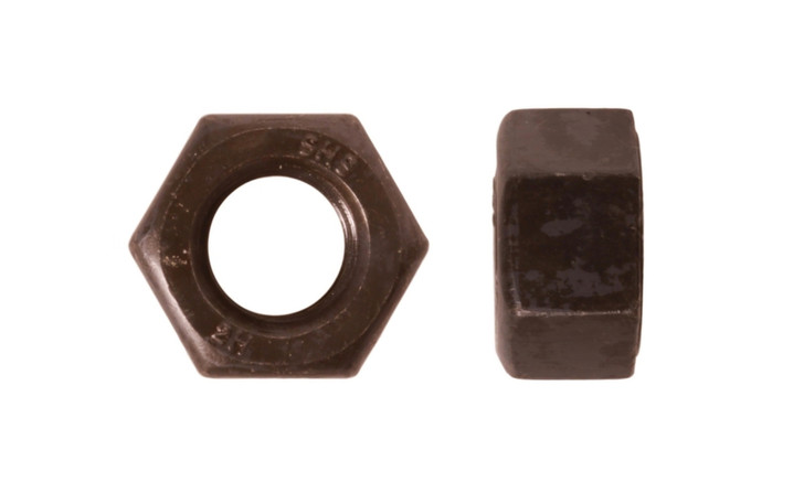 2-1/2"-4 UNC 2H Heavy Hex Nut, Plain