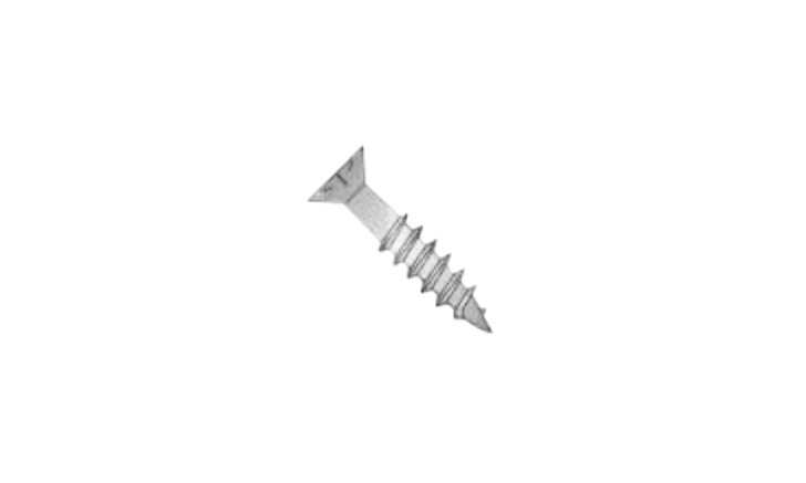 #8 x 2-1/4" Phillips Flat Head w/ Nibs Deep Thread Cabinet Screw, Steel, Zinc Clear - PT (Box of 3500)