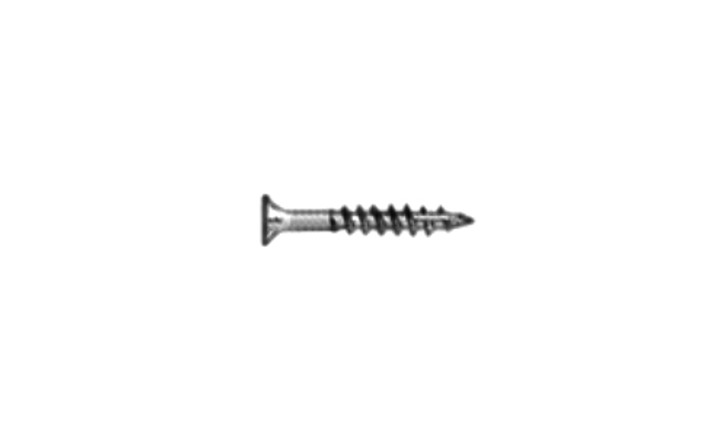 #8 x 2-1/2" Phillips Flat Head w/ Nibs Deep Thread Cabinet Screw, Type 17, Steel, Black Oxide - PT (Box of 2200)
