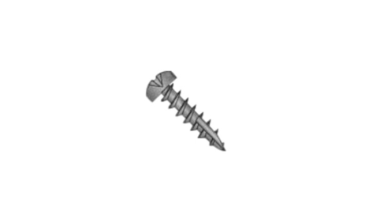 #8 x 1/2" Phillips Pan Head Deep Thread Cabinet Screw, Type 17, Steel, Black Oxide - FT (Box of 7000)