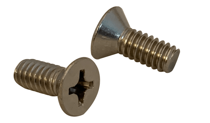 #6-32 x 5/8" Phillips Drive 82 Degree Flat Head Machine Screw, 18-8 Stainless Steel - FT (Box of 5000)