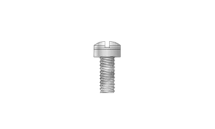 #8-32 x 4" Slotted Drive Fillister Head Machine Screw, Steel, Zinc Clear - FT (Box of 700)