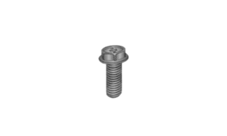 1/4"-20 x 5/8" Phillips Drive Hex Washer Head Machine Screw, Steel, Black Oxide - FT (Box of 3000)