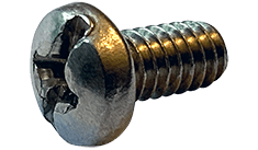 #10-24 x 3/8" Combo Drive Pan Head Machine Screw, 18-8 Stainless Steel - FT (Box of 4000)