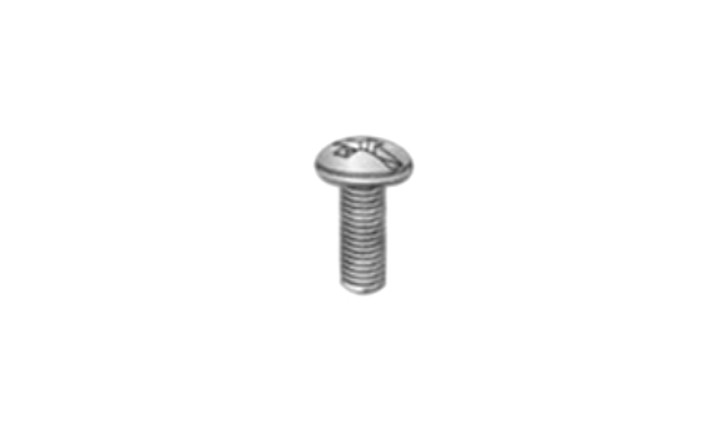 #10-24 x 1/4" Combo Drive Pan Head Machine Screw, Steel, Zinc Clear - FT (Box of 9000)