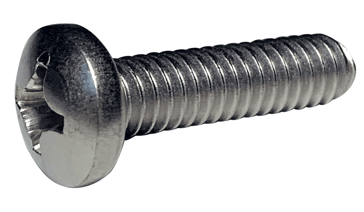 #8-32 x 3/8" Phillips Drive Pan Head Machine Screw, 410 Stainless Steel - FT (Box of 5000)