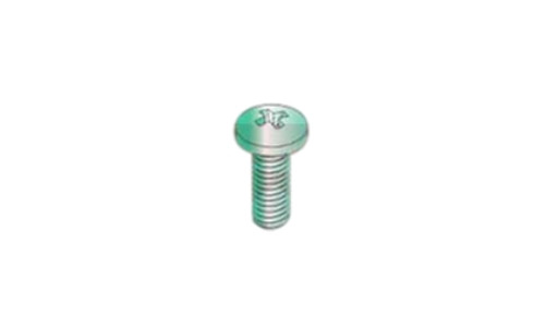 #10-32 x 1/4" Phillips Drive Pan Head Machine Screw, Steel, Zinc Green - FT (Box of 9000)