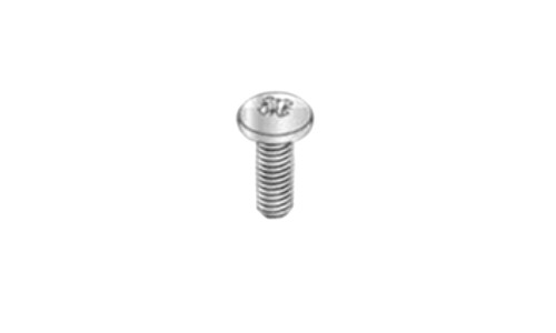 1/4"-20 x 1/2" Pozidriv Drive Pan Head Machine Screw, Steel, Zinc Clear - FT (Box of 3000)