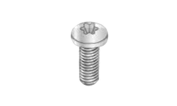 #2-56 x 5/16" Torx Drive Pan Head Machine Screw, Steel, Zinc Clear - FT (Box of 10000)