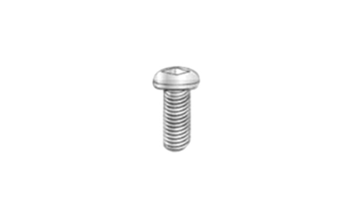 #8-32 x 1/2" Square Drive Pan Head Machine Screw, Steel, Zinc Clear - FT (Box of 10000)