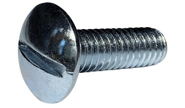 #8-32 x 1-1/8" Slotted Drive Truss Head Machine Screw, Steel, Zinc Clear - FT (Box of 4000)