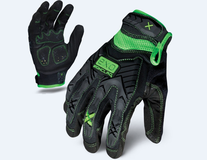 XL - EXO Motor Impact | IRONCLAD EXO MOTOR & WORK GLOVES (Package of 12)