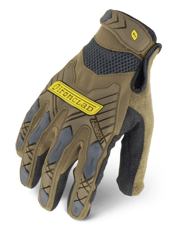 S - Impact Touch Brown | IRONCLAD COMMAND SERIES GLOVES (Package of 12)
