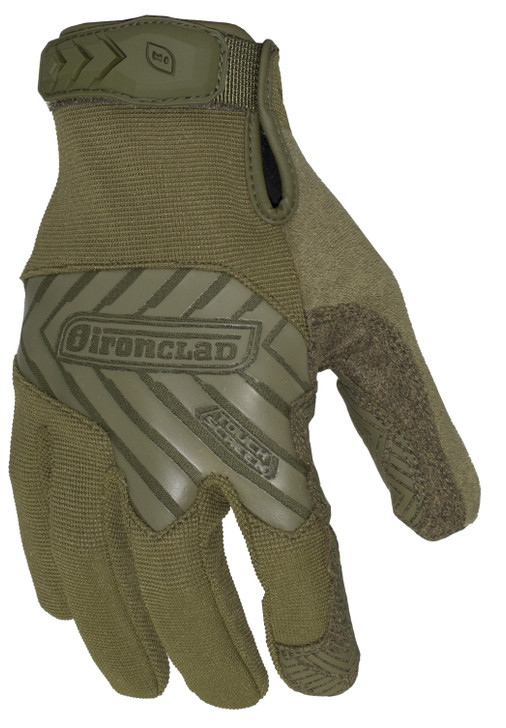 L - TACTICAL GRIP GLOVE OD GREEN | IRONCLAD COMMAND TACTICAL GLOVES (Package of 12)