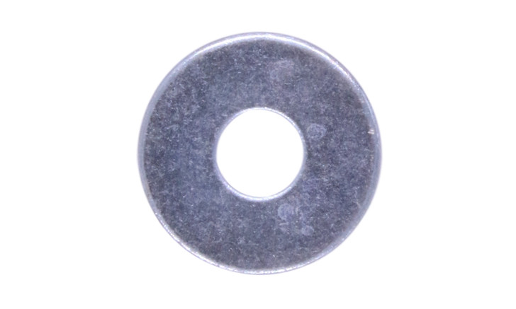 M8 Fender Washer, Low Carbon Steel, Zinc Clear