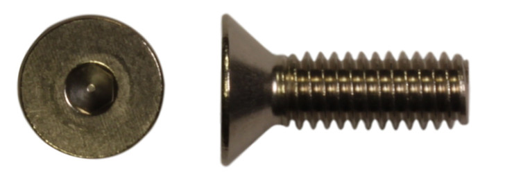 #10-32 x 1/2" Flat Head Socket Cap Screw, 18-8 Stainless Steel