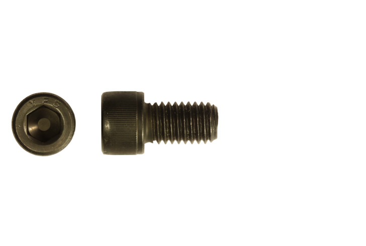 M6-1.00 x 12 mm Socket Head Cap Screw, Din 912, 12.9 Alloy Steel, Thermal Black Oxide - FT