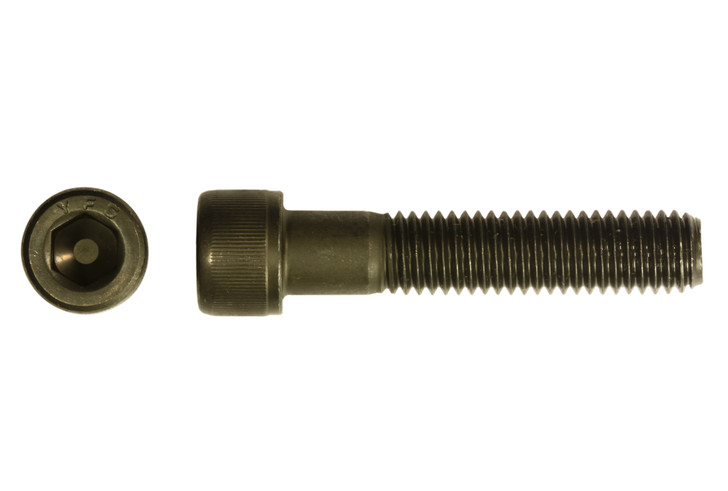 M12-1.25 x 55 mm Socket Head Cap Screw, Din 912, 12.9 Alloy Steel, Thermal Black Oxide - PT