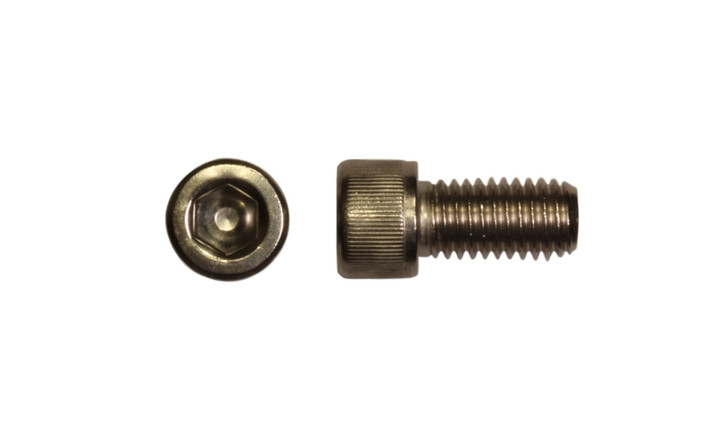 M1.6-0.35 x 4 mm Socket Head Cap Screw, Din 912, (A2) 18-8 Stainless Steel - FT