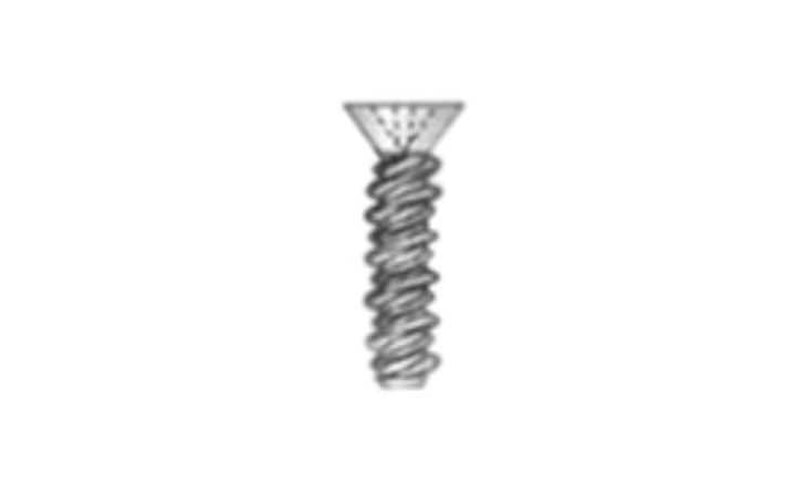 #4-24 x 1/2" Phillips Flat Head Sheet Metal Screw, High-Low Thread, 410 Stainless Steel  (Box of 10000)
