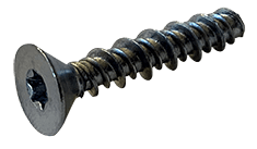 #10-16 x 3/4" Torx Flat Head Sheet Metal Screw, High-Low Thread, 18-8 Stainless Steel  (Box of 3500)