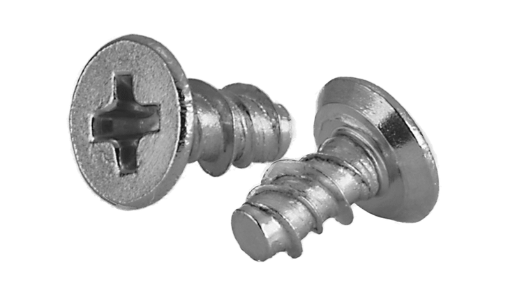 #4-24 x 1/4" Phillips Flat Undercut Head Sheet Metal Screw, High-Low Thread, 18-8 Stainless Steel  (Box of 5000)