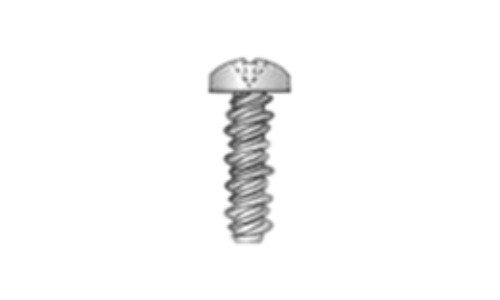 #8-18 x 1-1/4" Phillips Pan Head Sheet Metal Screw, High-Low Thread, Steel, Zinc Plated #6 Head (Box of 4000)