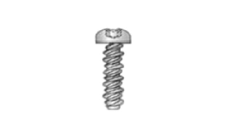 #6-19 x 3/4" Torx Pan Head Sheet Metal Screw, High-Low Thread, Steel, Zinc Plated #5 Head (Box of 10000)