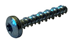 #10-16 x 3/8" Torx Pan Head Sheet Metal Screw, High-Low Thread, Steel, Zinc Plated #8 Head (Box of 10000)