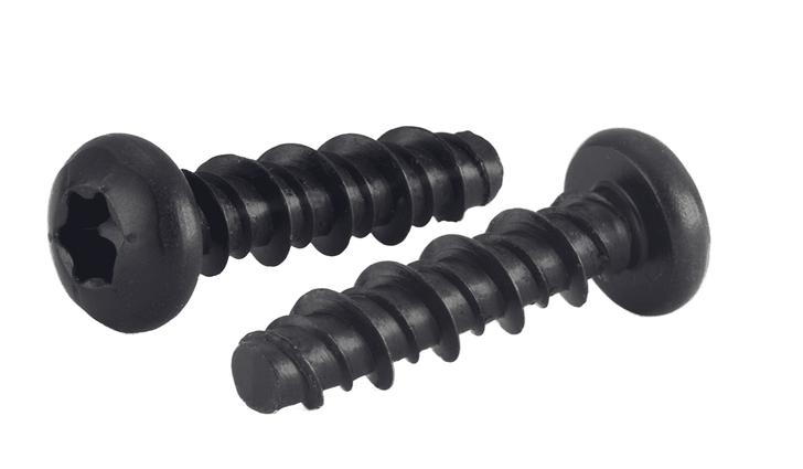 #6-19 x 3/8" Torx Pan Head Sheet Metal Screw, High-Low Thread, Steel, Zinc Black #5 Head (Box of 10000)