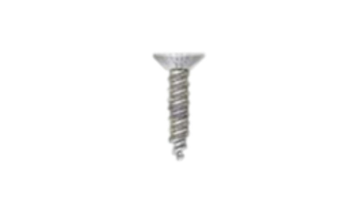 #6-20 x 5/16" Phillips Flat Undercut Head Sheet Metal Screw, Type AB, Steel, Zinc Plated  (Box of 10000)