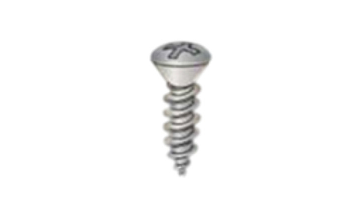 #8-18 x 5/8" Phillips Oval Head Sheet Metal Screw, Type AB, 18-8 Stainless Steel  (Box of 4000)