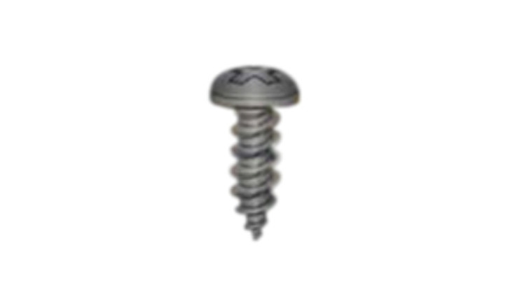 #14-14 x 1" Phillips Pan Head Sheet Metal Screw, Type AB, 18-8 Stainless Steel, Black Oxide Coated  (Box of 1000)