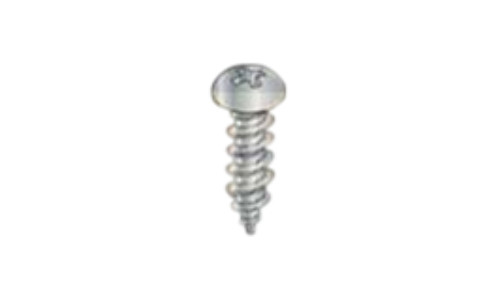 #5-20 x 1/2" Phillips Round Head Sheet Metal Screw, Type AB, Steel, Zinc Plated  (Box of 10000)