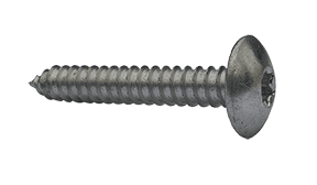#10-16 x 1/2" Torx Truss Head Sheet Metal Screw, Type AB, Steel, Zinc Plated  (Box of 8000)