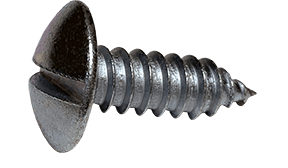 #14-14 x 3/4" Slotted Truss Head Sheet Metal Screw, Type AB, Steel, Zinc Plated  (Box of 3000)
