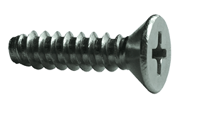 #8-18 x 1/2" Phillips Flat Head Sheet Metal Screw, Type B, 18-8 Stainless Steel  (Box of 5000)