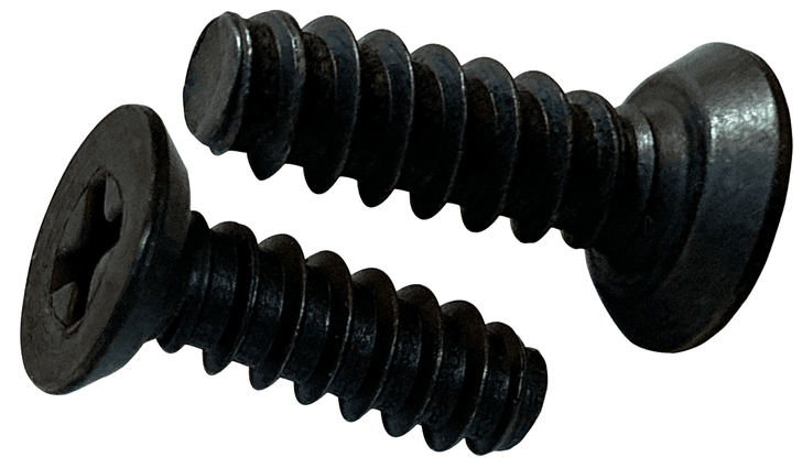 #10-16 x 5/8" Phillips Flat Undercut Head Sheet Metal Screw, Type B, Steel, Black Oxide Coated  (Box of 7000)