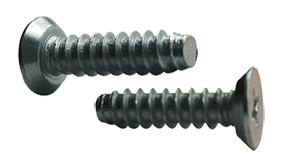 #8-18 x 5/8" Phillips Flat Undercut Head Sheet Metal Screw, Type B, Steel, Zinc Plated  (Box of 10000)