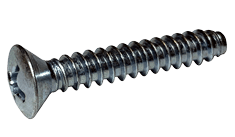 #6-20 x 3/8" Phillips Oval Head Sheet Metal Screw, Type B, Steel, Zinc Plated  (Box of 10000)
