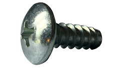 #14-14 x 5/8" Phillips Truss Head Sheet Metal Screw, Type B, Steel, Zinc Plated  (Box of 3000)
