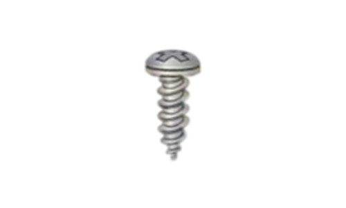 #8-18 x 5/8" Phillips Pan Head Sheet Metal Screw, Type AB, Steel, Zinc Plated