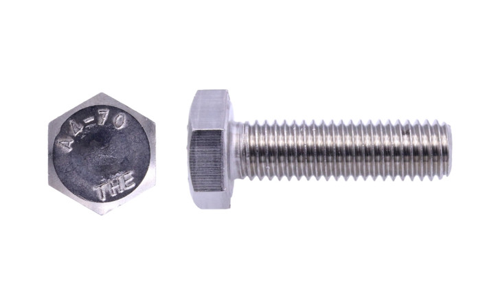 M16-2.00 x 45 mm Hex Cap Screw (A4-70) 316 Stainless DIN 933 (FT) (Box of 125)