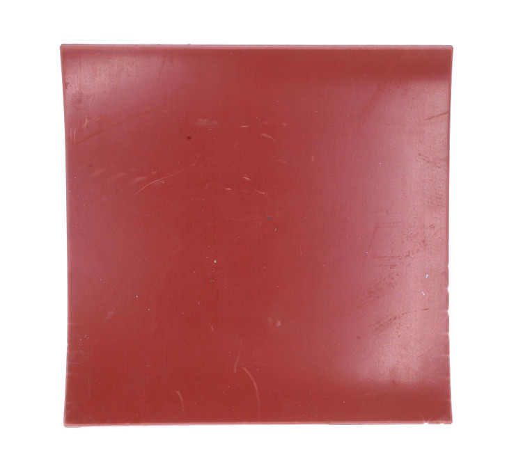 1/8" Thick Red Rubber (SBR) - 12 inch x 12 inch Sheet of Gasket Material